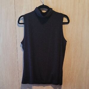 Christopher & Banks Black Sleeveless Top